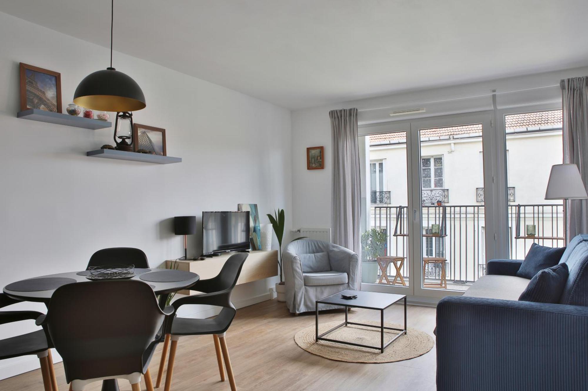 "Starry In So" 47M2, Lits Jumeaux, Parking Gratuit, Rue Calme Et Arboree, Metro 10 Min, Stade De France 24Min A Pied Saint-Ouen  Exteriör bild