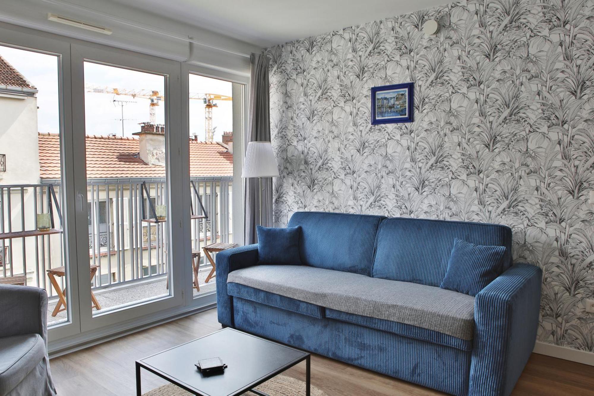 "Starry In So" 47M2, Lits Jumeaux, Parking Gratuit, Rue Calme Et Arboree, Metro 10 Min, Stade De France 24Min A Pied Saint-Ouen  Exteriör bild