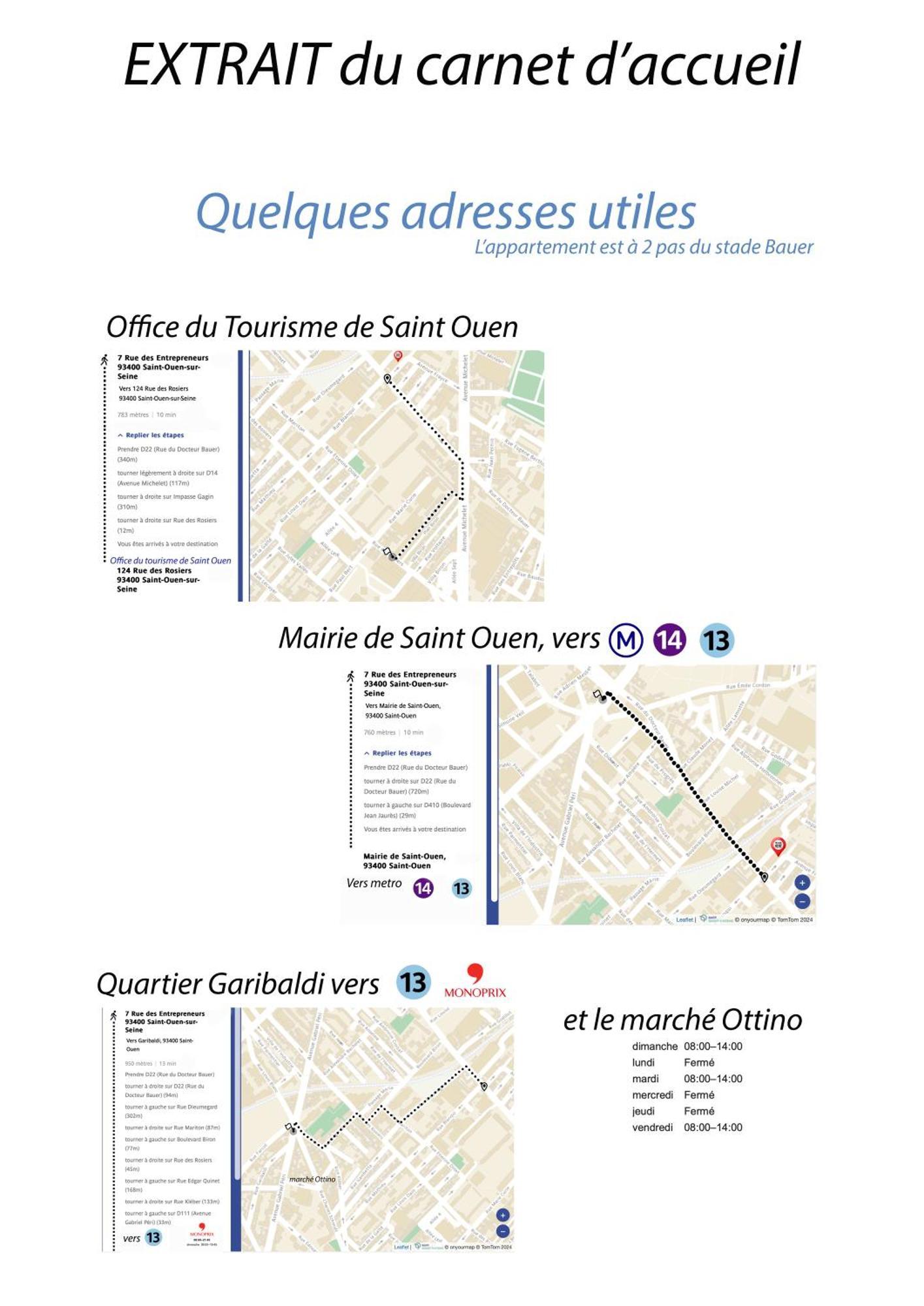 "Starry In So" 47M2, Lits Jumeaux, Parking Gratuit, Rue Calme Et Arboree, Metro 10 Min, Stade De France 24Min A Pied Saint-Ouen  Exteriör bild